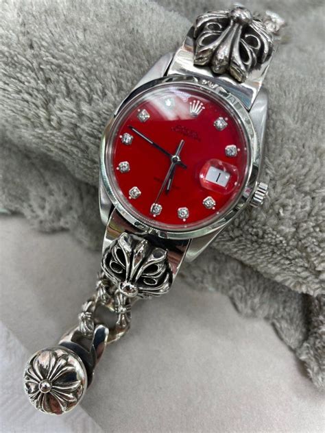 rolex chrome hearts watch